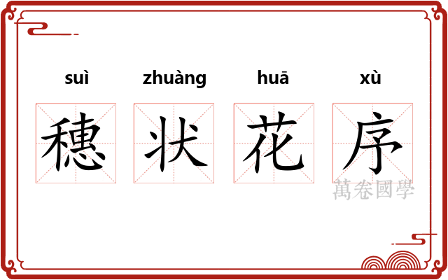 穗状花序 穗状花序