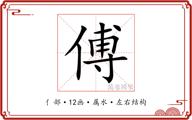 傅 傅