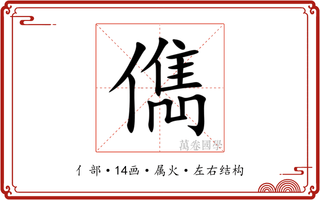 儁 儁