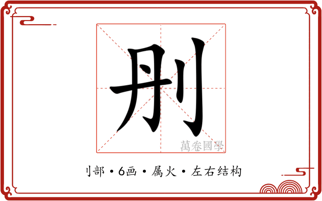 刐 刐