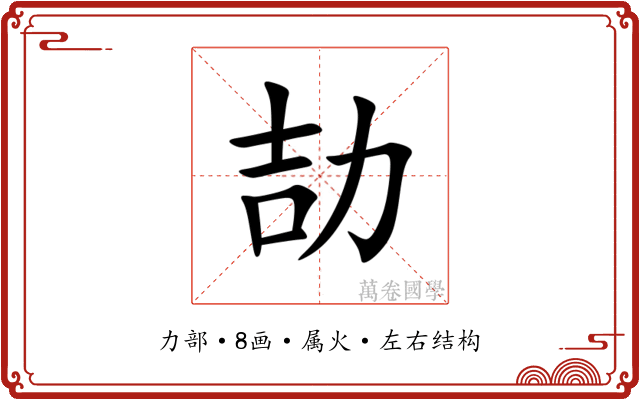 劼 劼