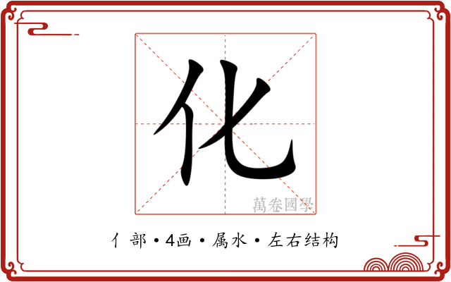 化 化