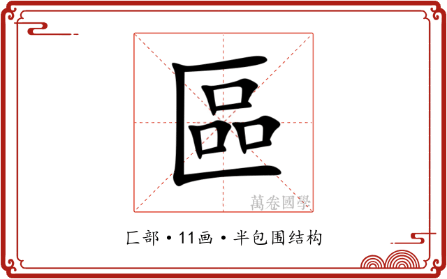 區 區