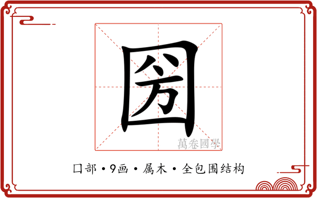 圀 圀