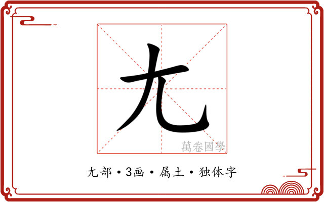 尢 尢