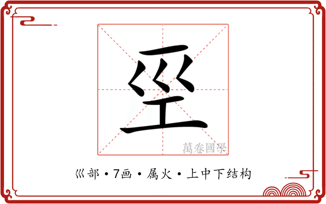 巠 巠