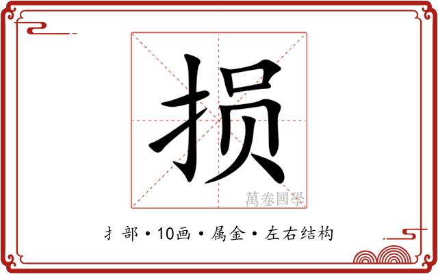 损 损