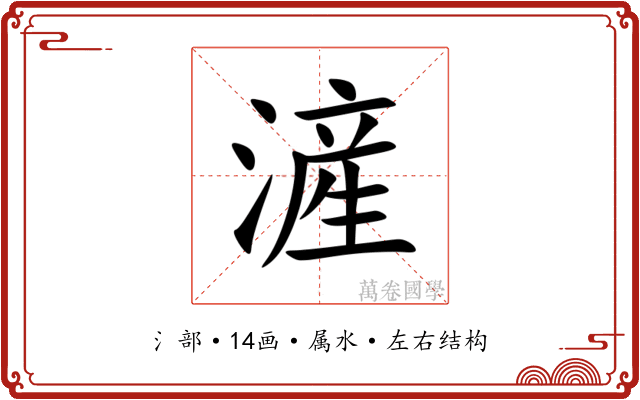 滻 滻