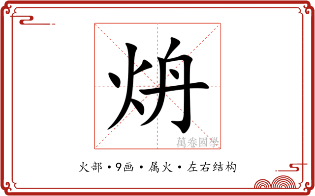 炿 炿