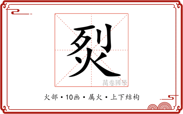 烮 烮