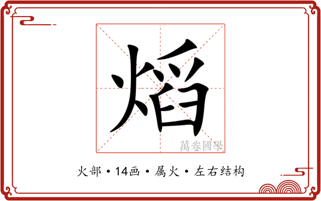 熖 熖