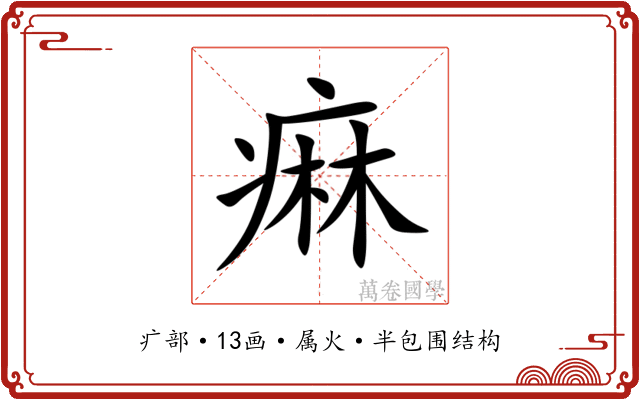 痳 痳