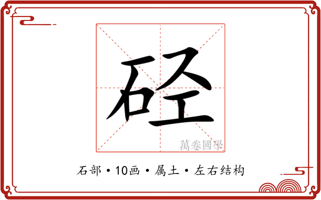 硁 硁