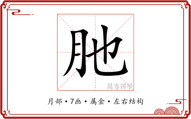 肔 肔