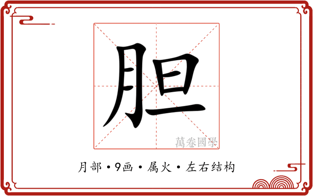 胆 胆