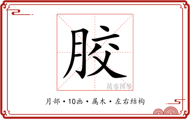 胶 胶