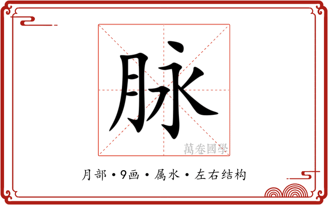 脉 脉