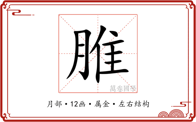 脽 脽