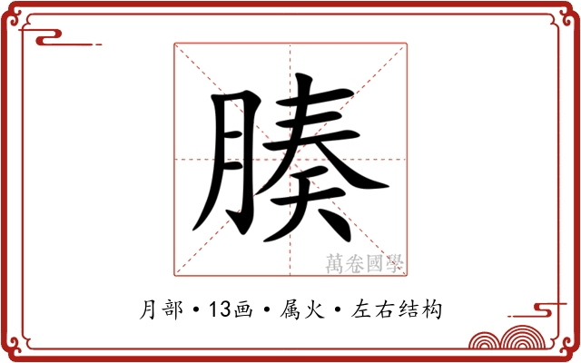 腠 腠