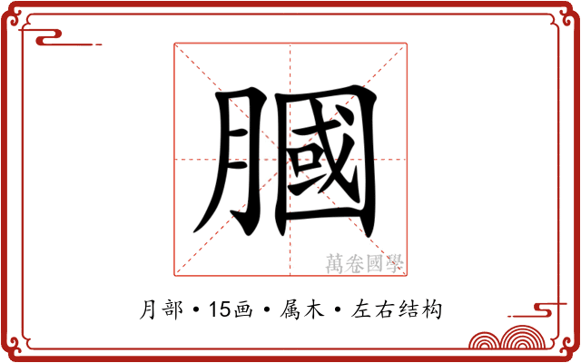 膕 膕