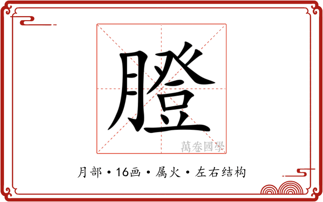 膯 膯