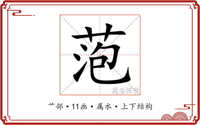 萢 萢