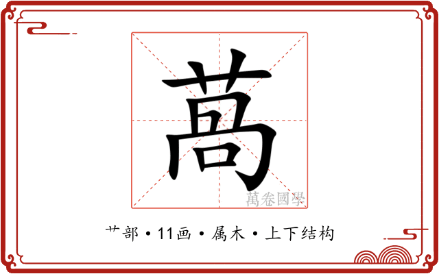 萵