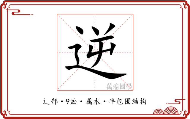 逆 逆