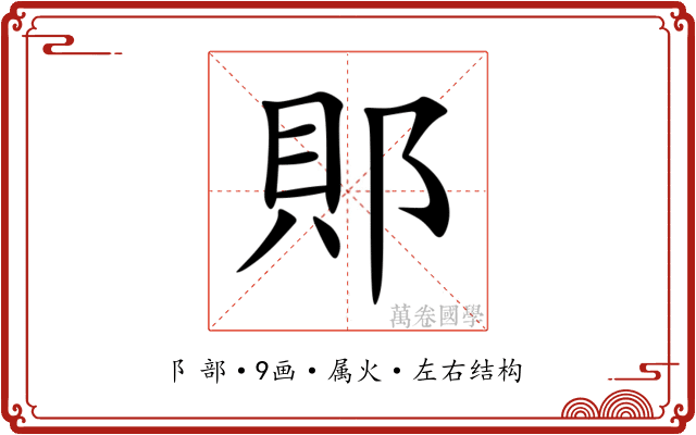 郥 郥