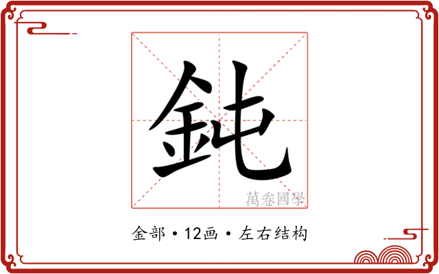 鈍 鈍