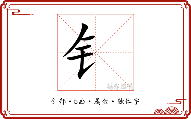 钅 钅