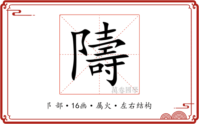 隯 隯