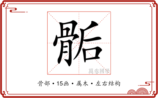 骺 骺
