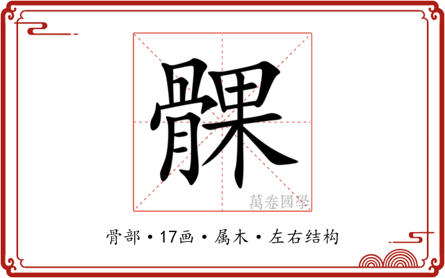 髁 髁