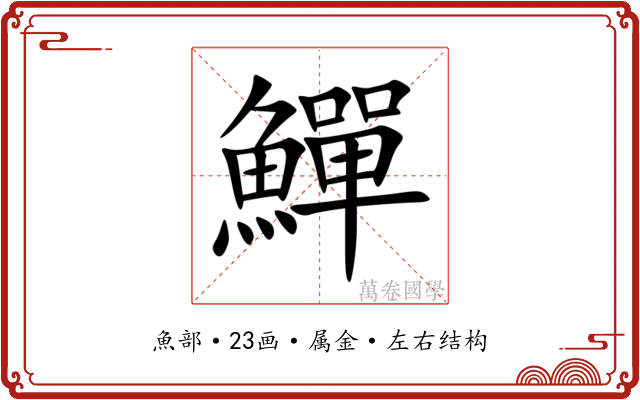 鱓 鱓