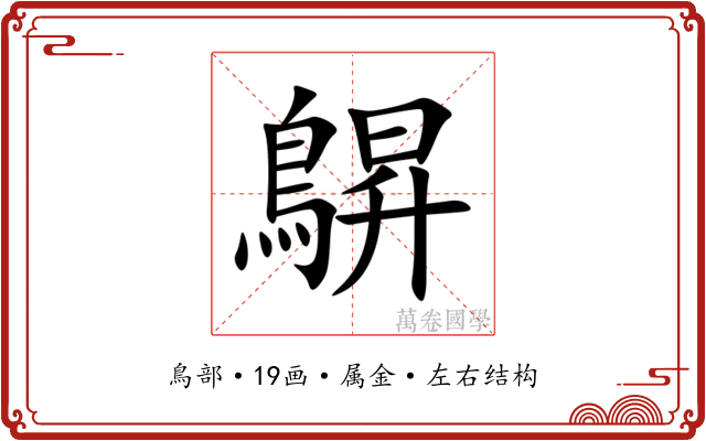 鵿 鵿