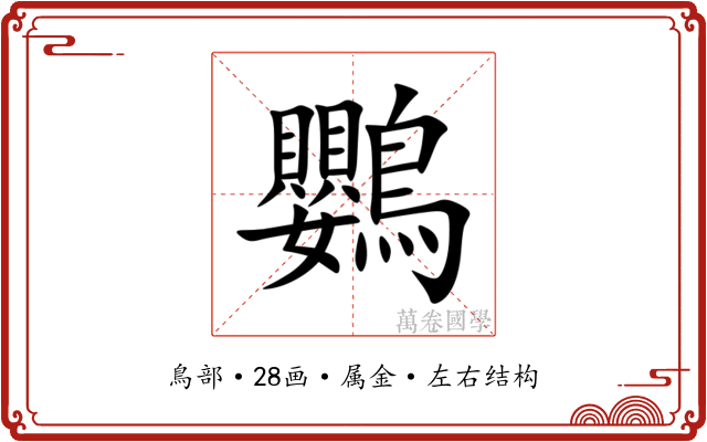 鸚 鸚