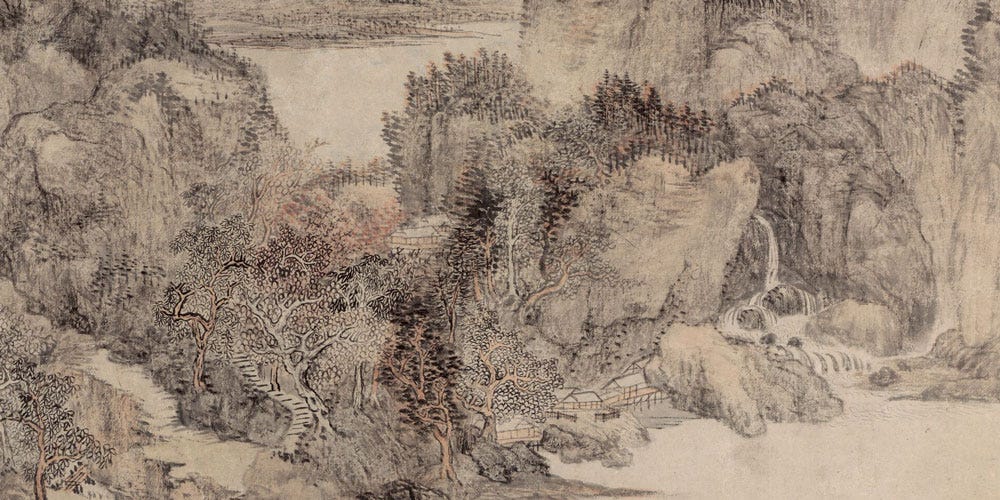 江山秋色图局部