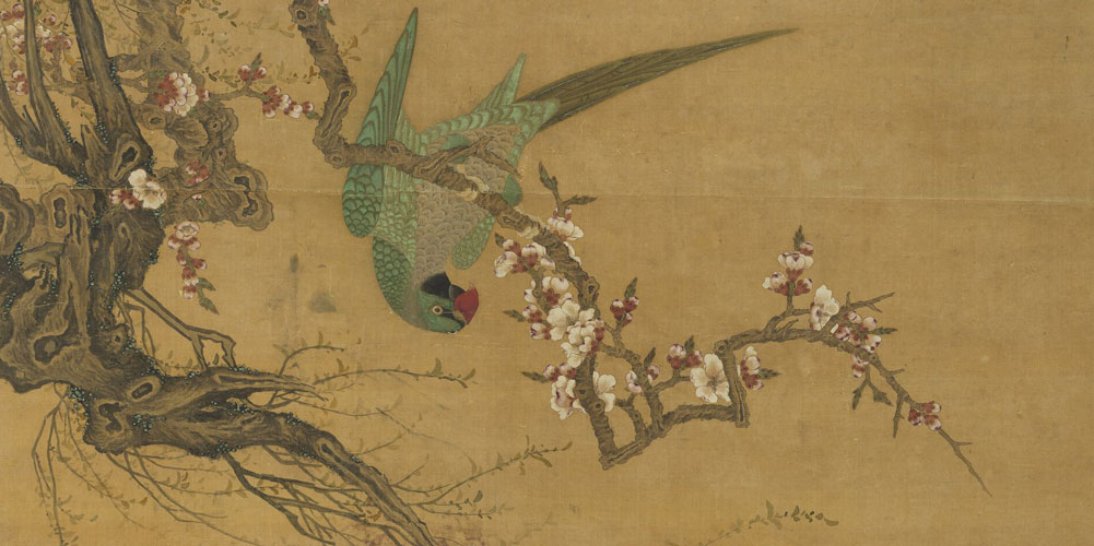 花鸟图局部
