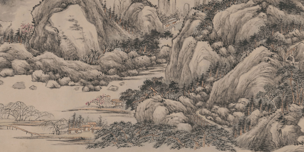 浣花吏隐图局部