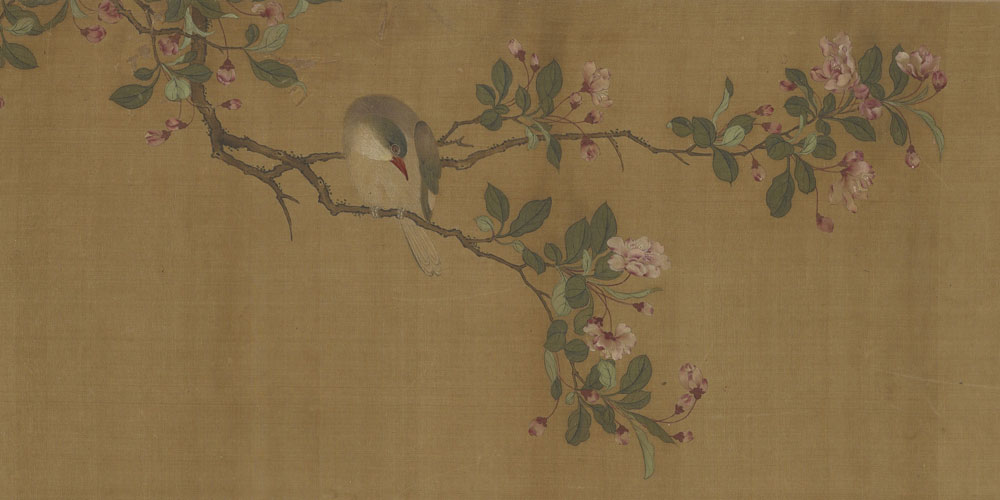 花鸟图局部