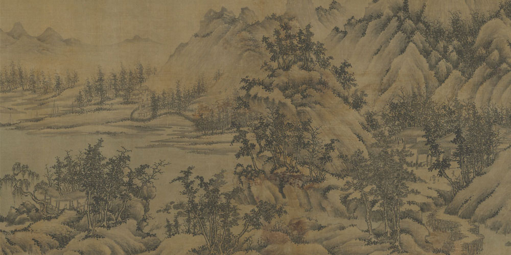 千里江山图卷局部