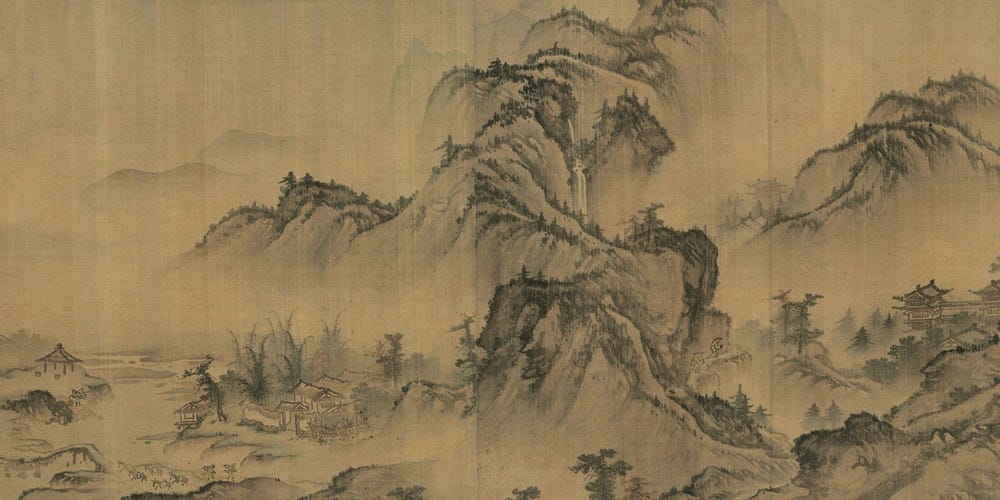 江山胜览图局部