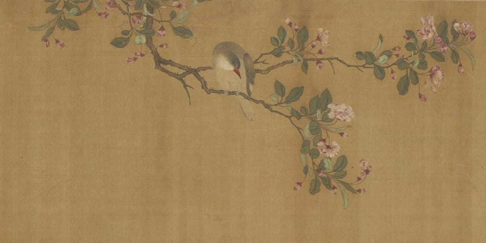 花鸟图局部