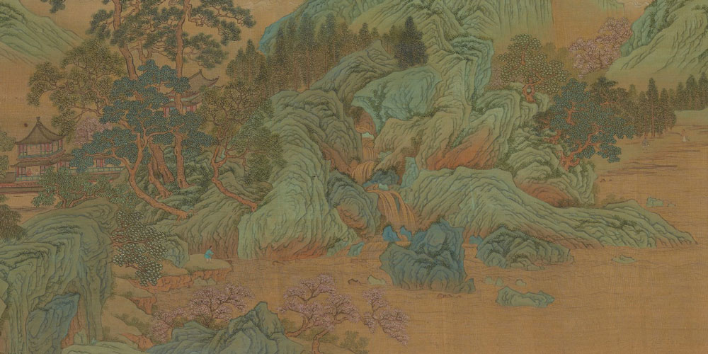 桃花源图局部